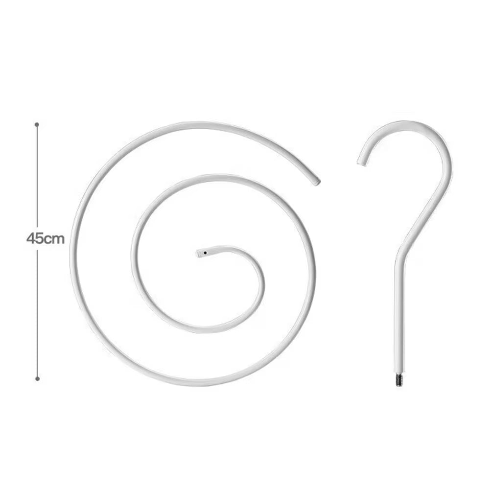 Spirals Drying Rack Space Saving Bed Sheet Hanger for Household Dorm round Multi-Functional Balcony Rotating Spirals Drying Rack